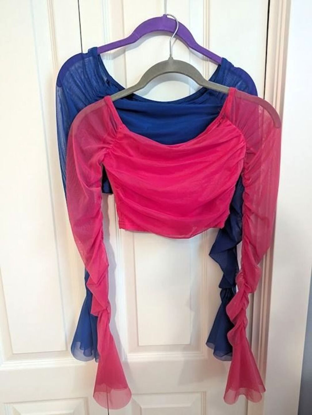 NFS DO NOT BUY ! Bundle of Two mesh crop tops girls 10/12 Disney